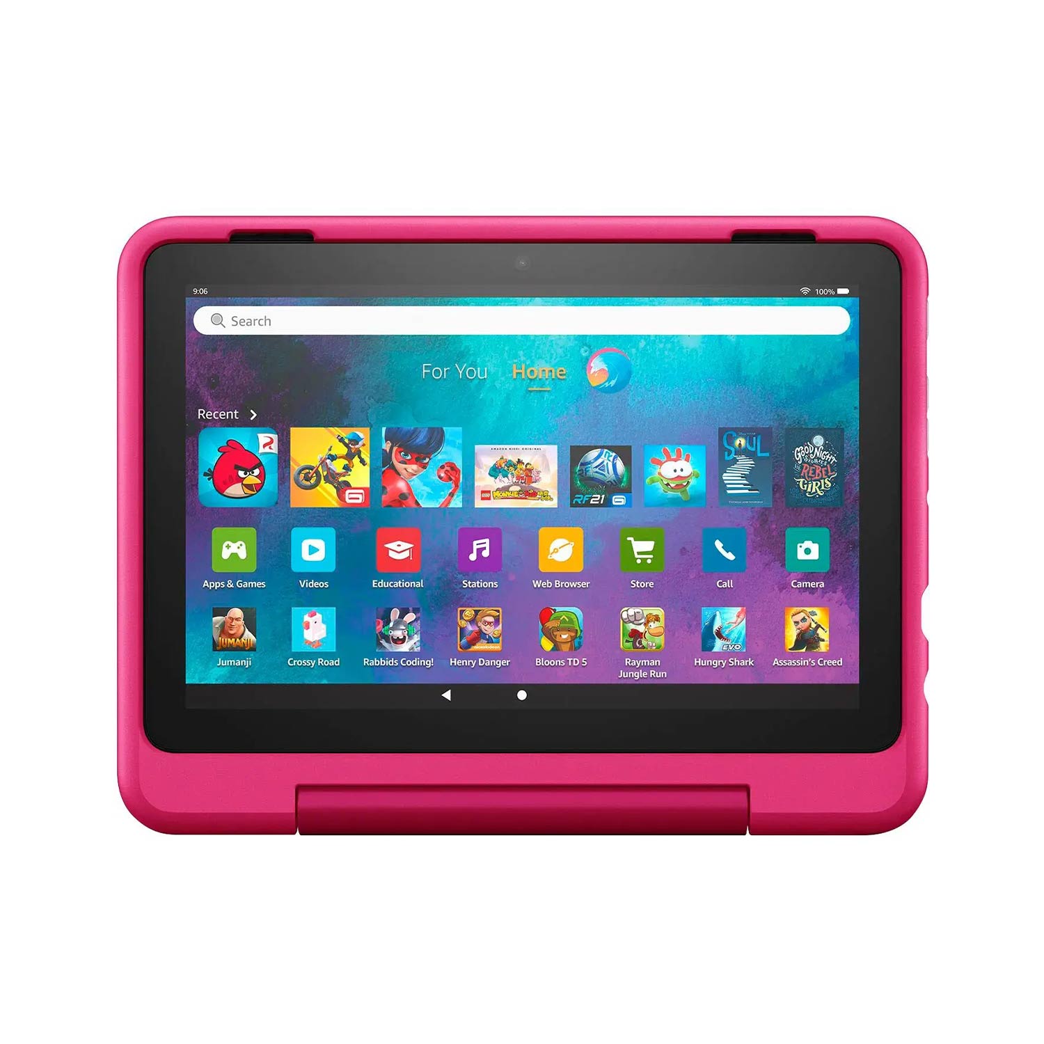amazon fire 7 kids tablet 16gb pink WiFi - Durable Kids Tablet with easy parents control and long battery life