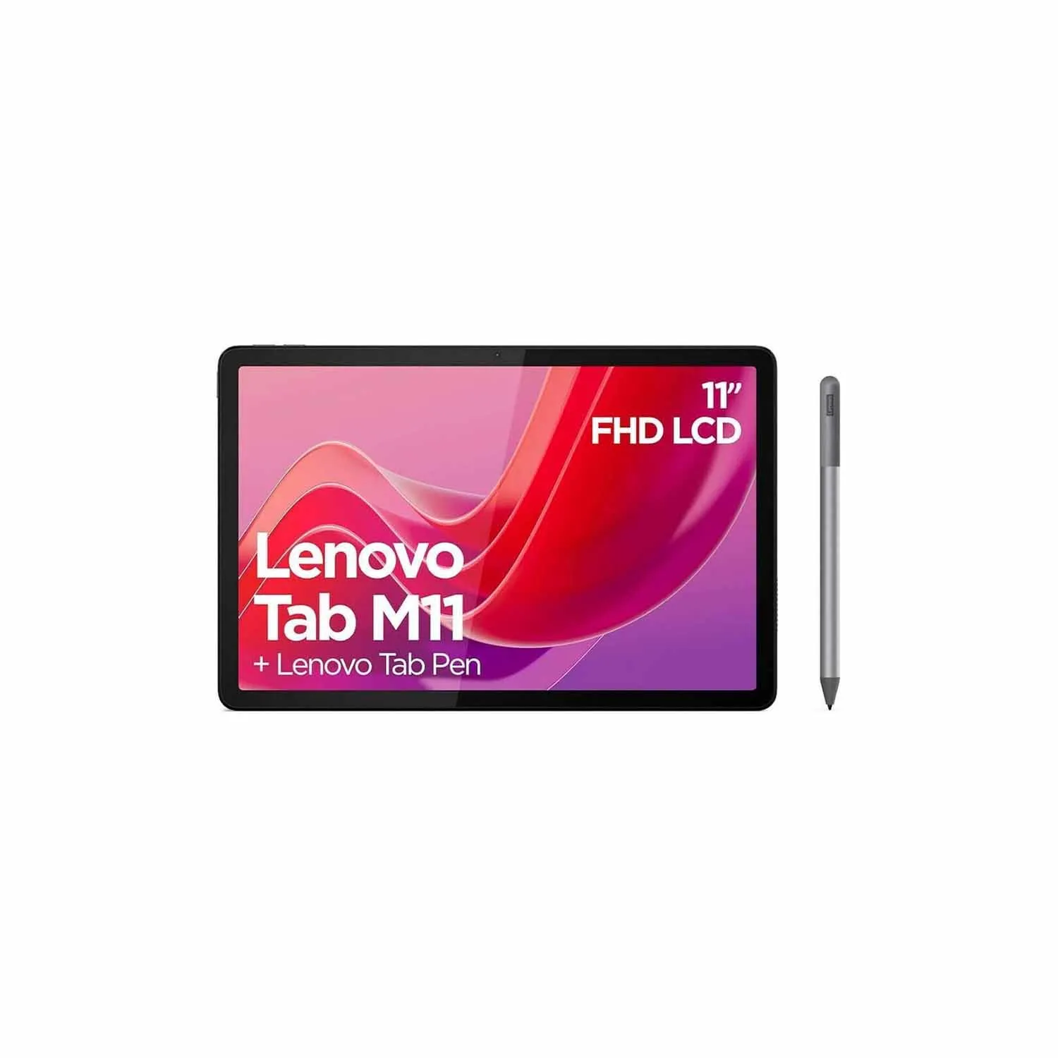 Lenovo Tab M11 LTE 4GB RAM 128GB with a pen & folio case, with latest MediaTek Helio G88 processor, and larger 7040mAh Battery