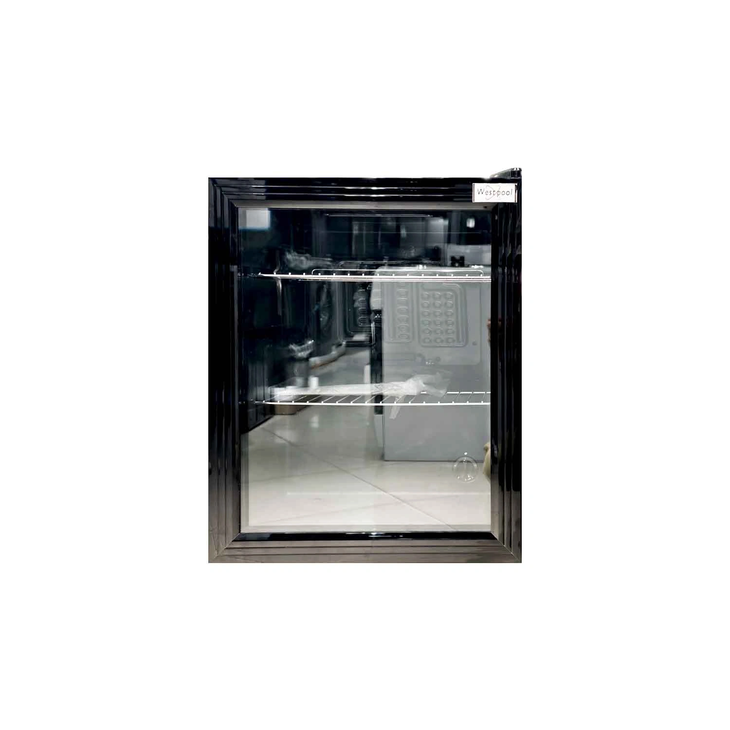 WPL WC HS-58.20B Wine Cooler for 20 bottles in black.