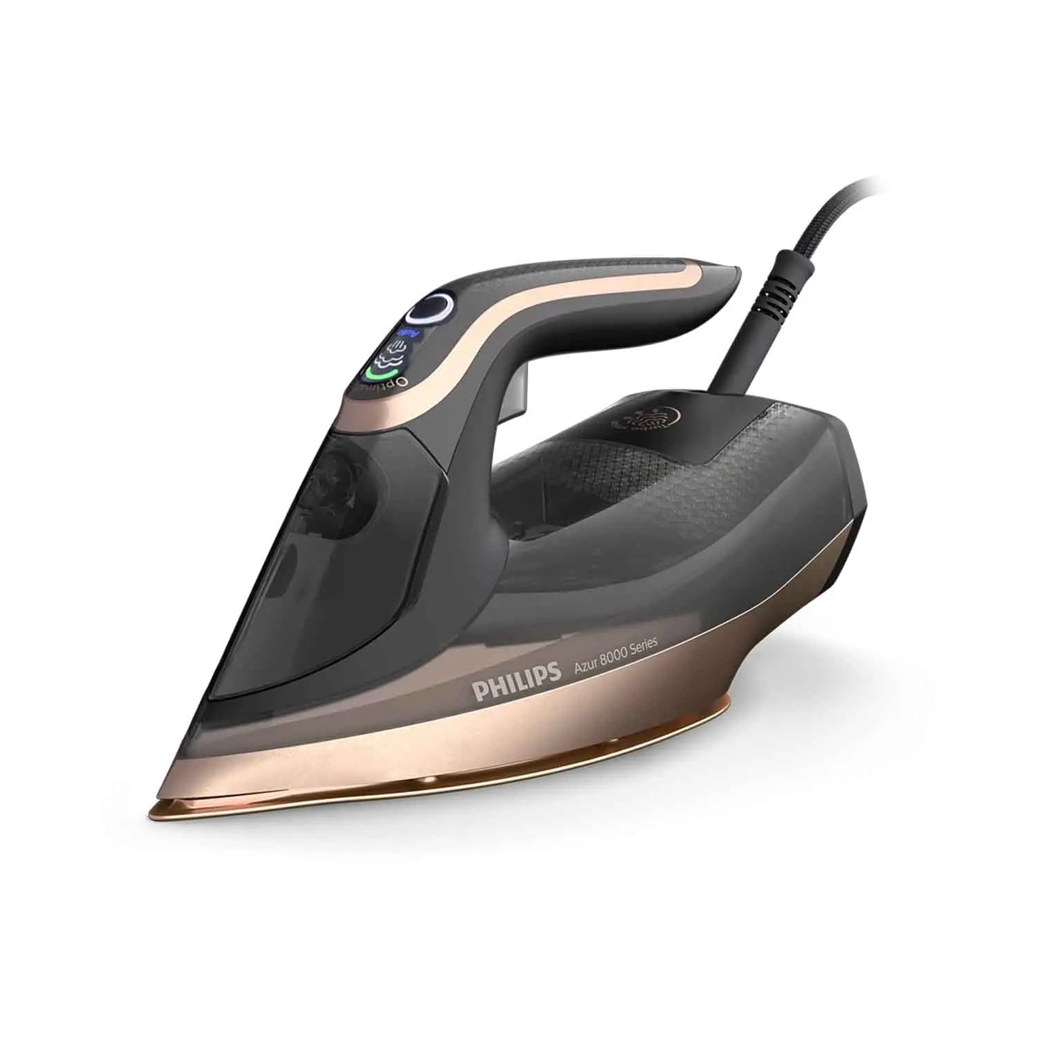 Philips DST8041/86 Steam Iron represents the ultimate evolution in garment care, combining aerospace-grade engineering with intelligent features in a stunning Black/Rose Copper design
