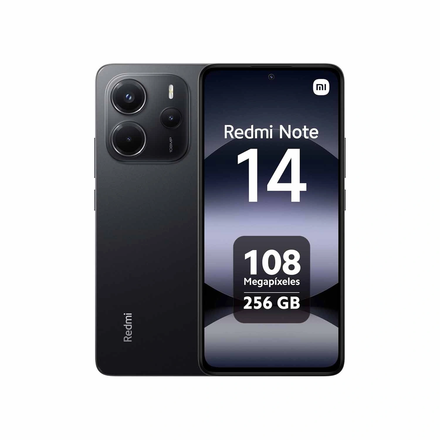 Redmi note 14 has 108MP AI camera system, 5500mAh battery with 33W turbo charging, MediaTek Helio G99-Ultra, Corning® Gorilla® Glass 5, 120Hz eye-care display.