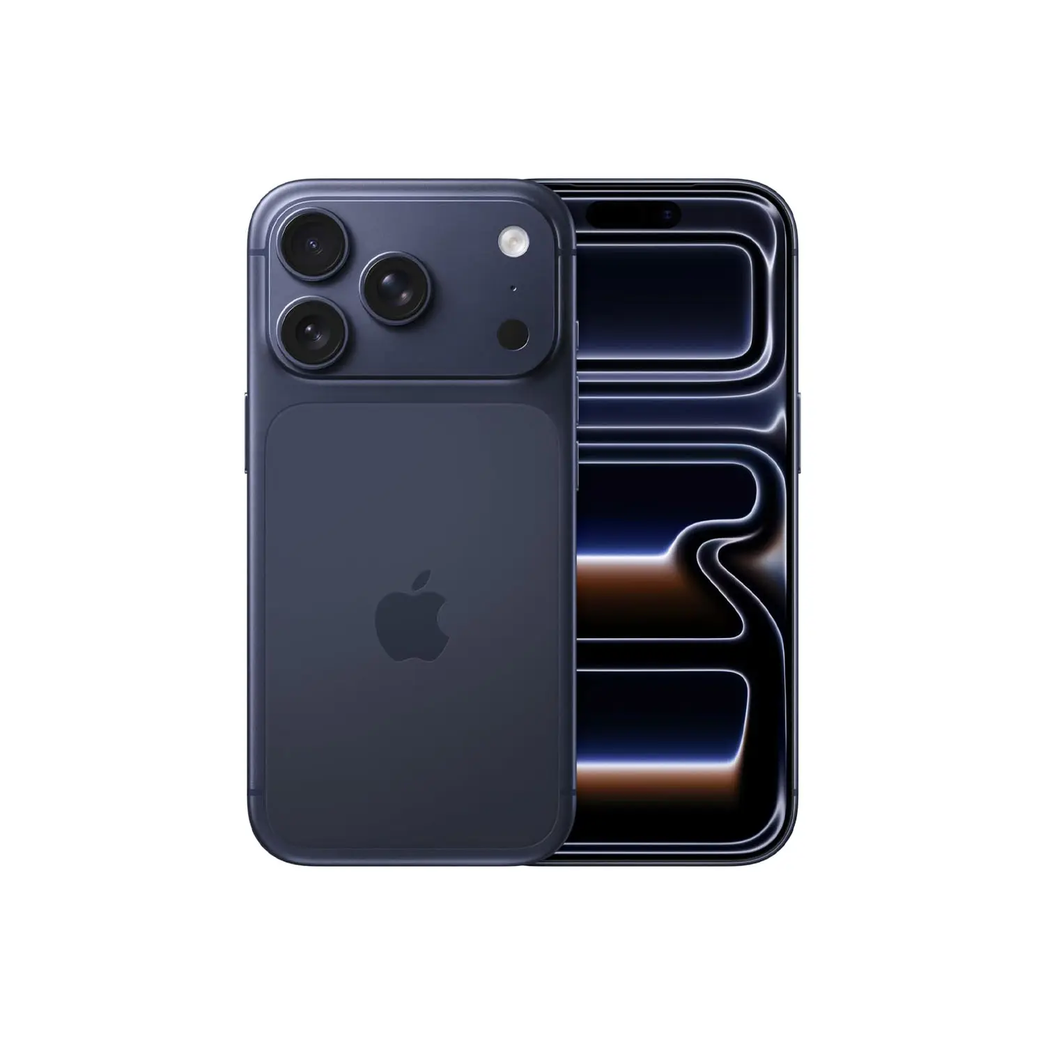 iPhone 17 Pro and iPhone 17 Pro Max are available in three beautiful new finishes — deep blue , cosmic orange, and silver. 
