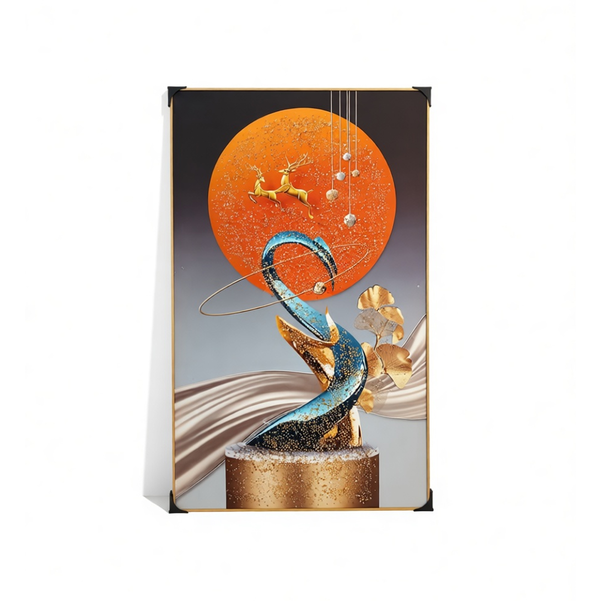 PEINTURE DECORATIVE (1PCS) 80X120CMS R - XGJ-272 - BRING