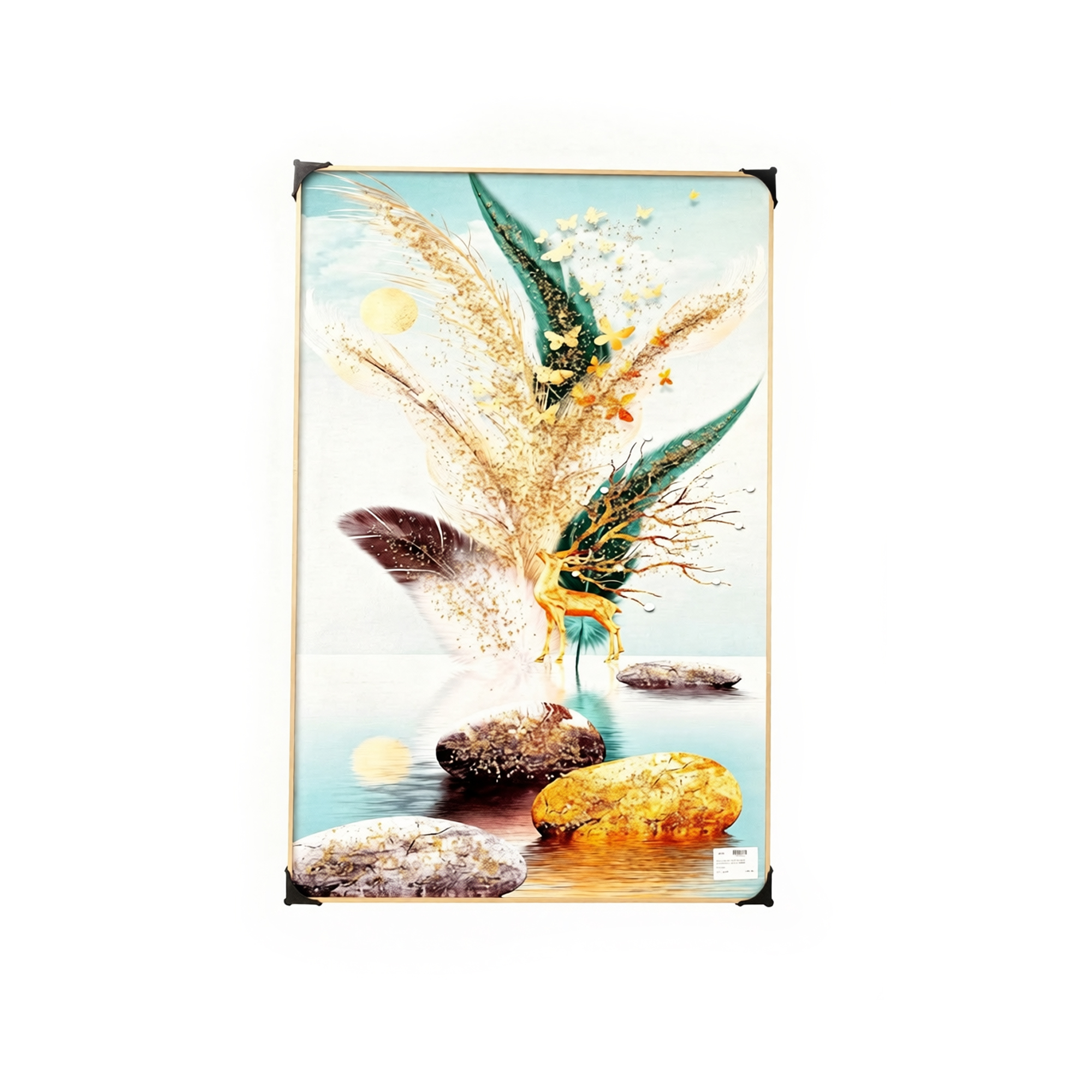 PEINTURE DECORATIVE (1PCS) 80X120CMS R - XGJ-273 - BRING