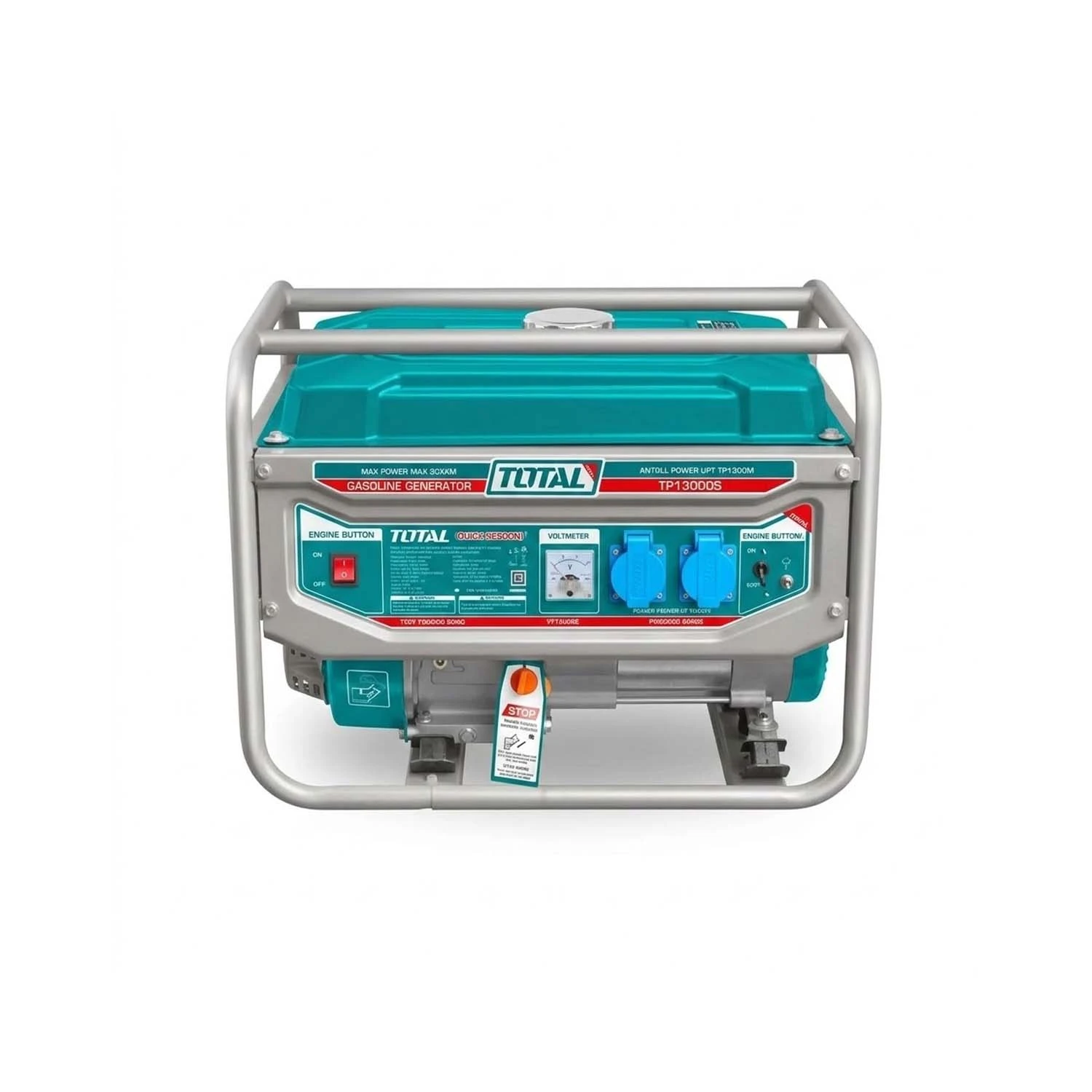 TOTAL Groupe TP130005 Petrol Generator is a compact and reliable power source perfect for home backup, outdoor adventures, and light commercial use. Delivering a maximum output of 3.0 kW