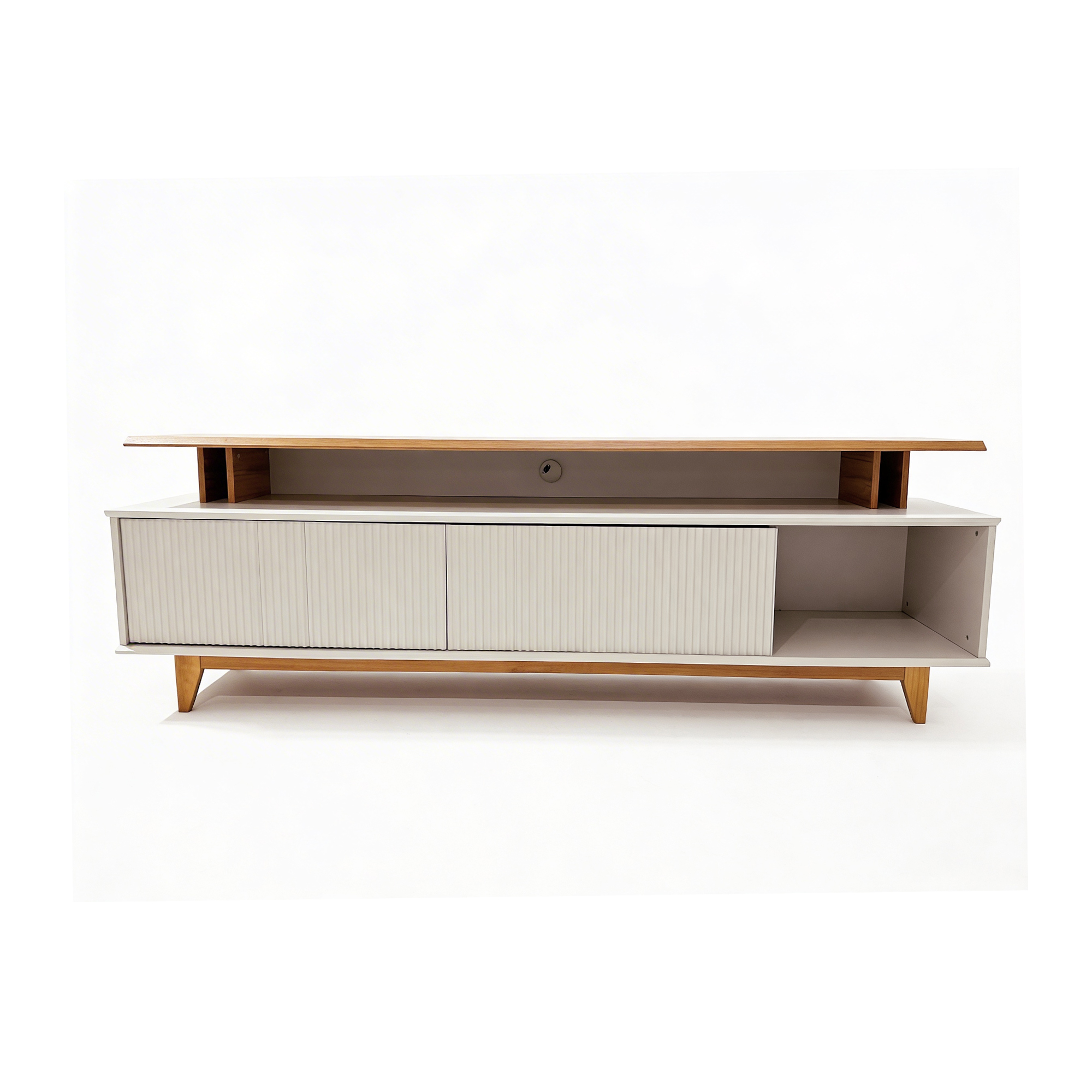 RACK T.V EN BOIS R - NT 1385 - 275 OFF WHITE/FREIJO TREND - NOTAVEL