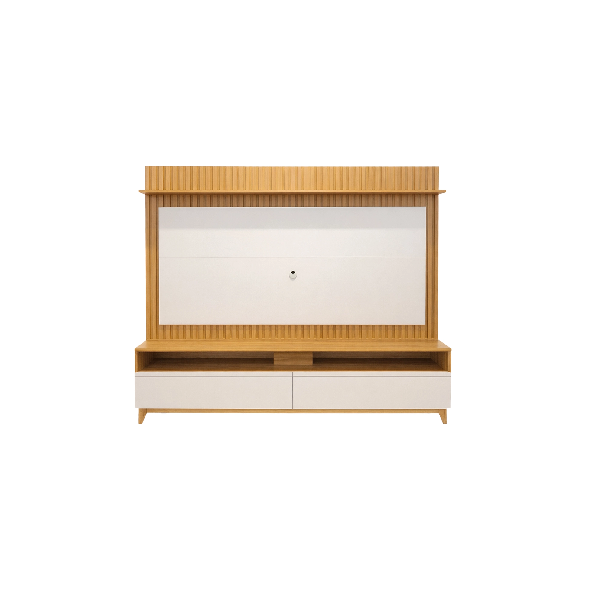 RACK T.V EN BOIS 183 X188X38 R - NT 1340 - 270 FREIJO TREND/OFF WHITE - NOTAVEL