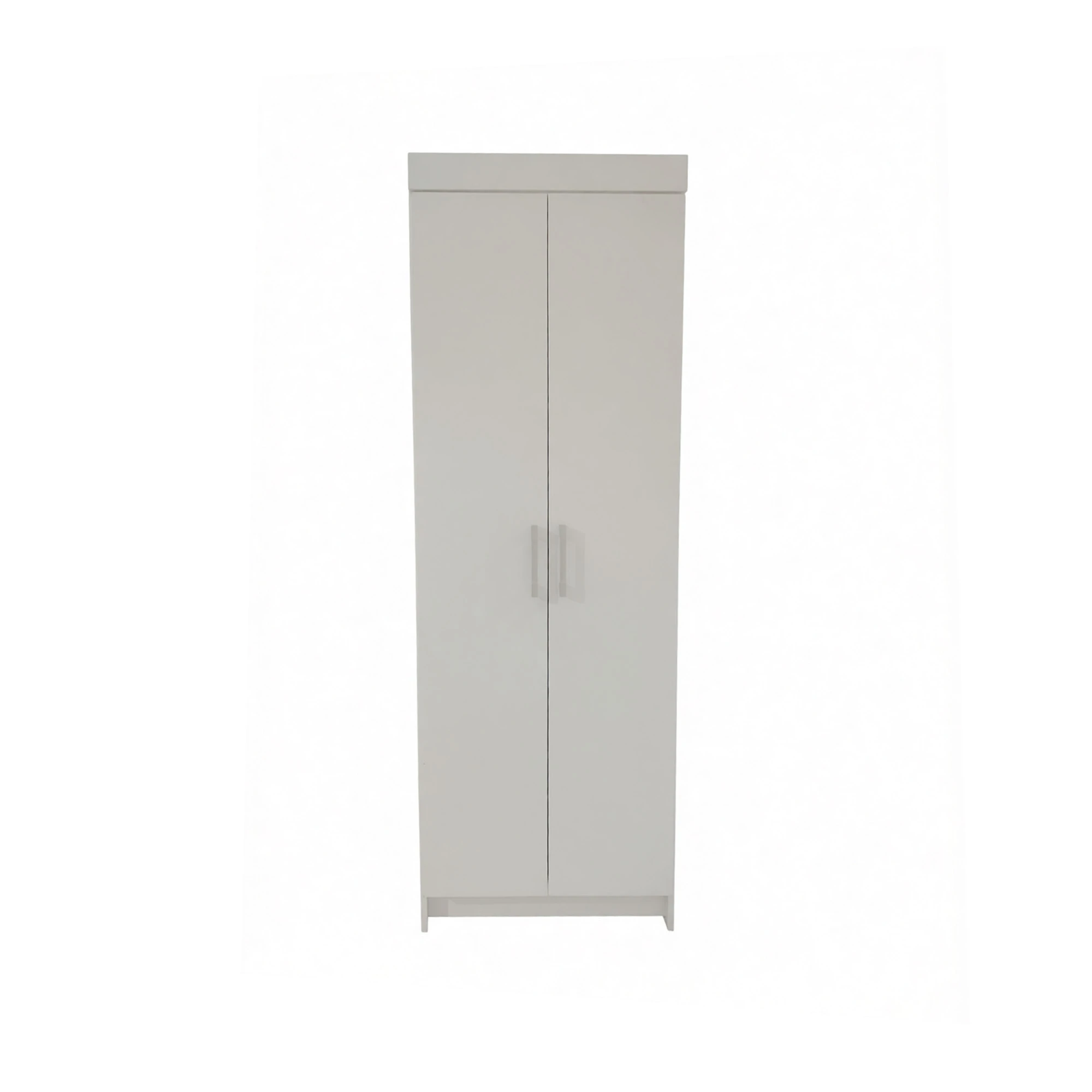 GARDROBE EN BOIS A/2 PORTE R - 137813200 - WHITE HIGH GLOSS - CARRARO