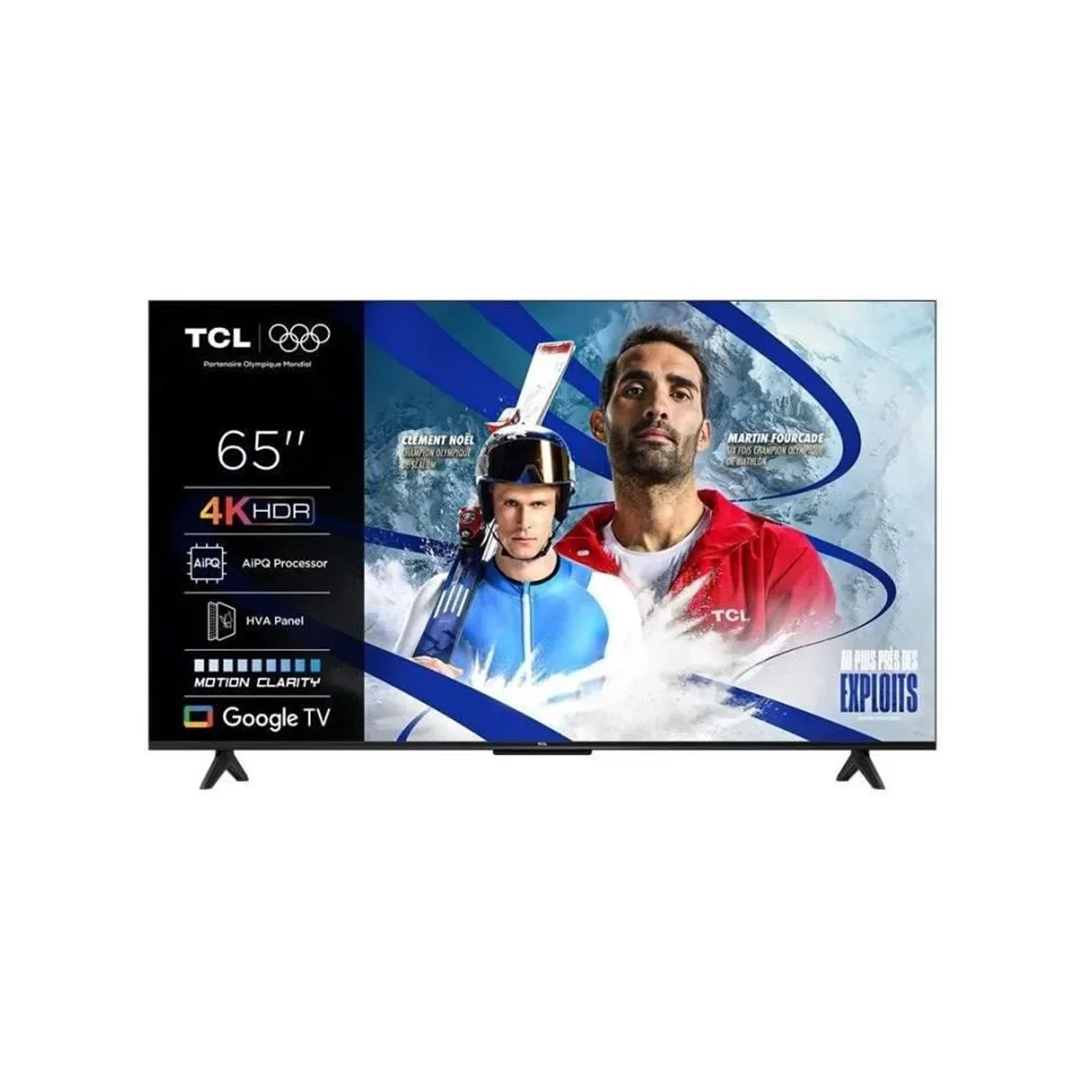 TCL T.V 65" 4K LED UHD SMART/GOOGLE FLAT DVB-T2 R - 65V6D